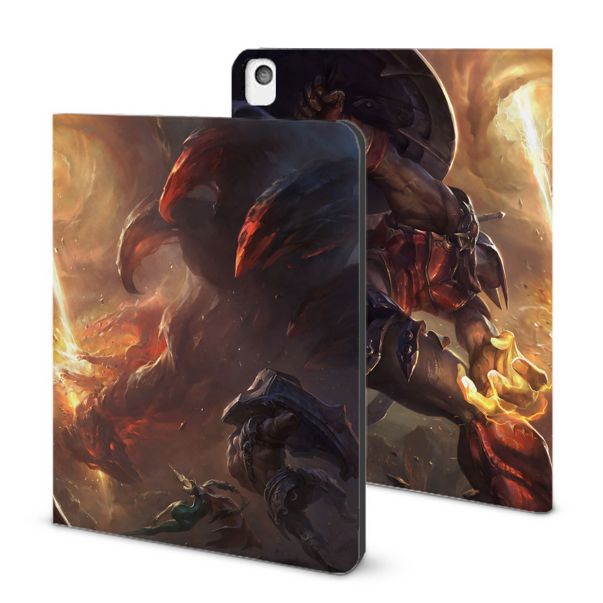（画像用） リーグ・オブ・レジェンド League of Legends LOL IPadケース ペンホルダー付き ブックスタイルデザイン